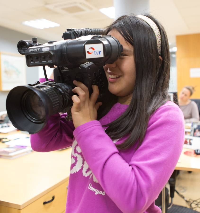 Los alumnos de 5º B de Primaria del Colegio Navarrete El Mudo visitan la multimedia de Diario LA RIOJA