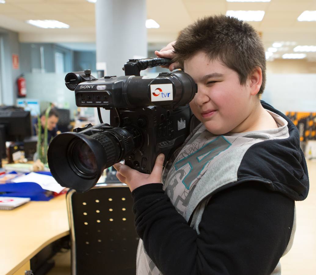 Los alumnos de 5º B de Primaria del Colegio Navarrete El Mudo visitan la multimedia de Diario LA RIOJA