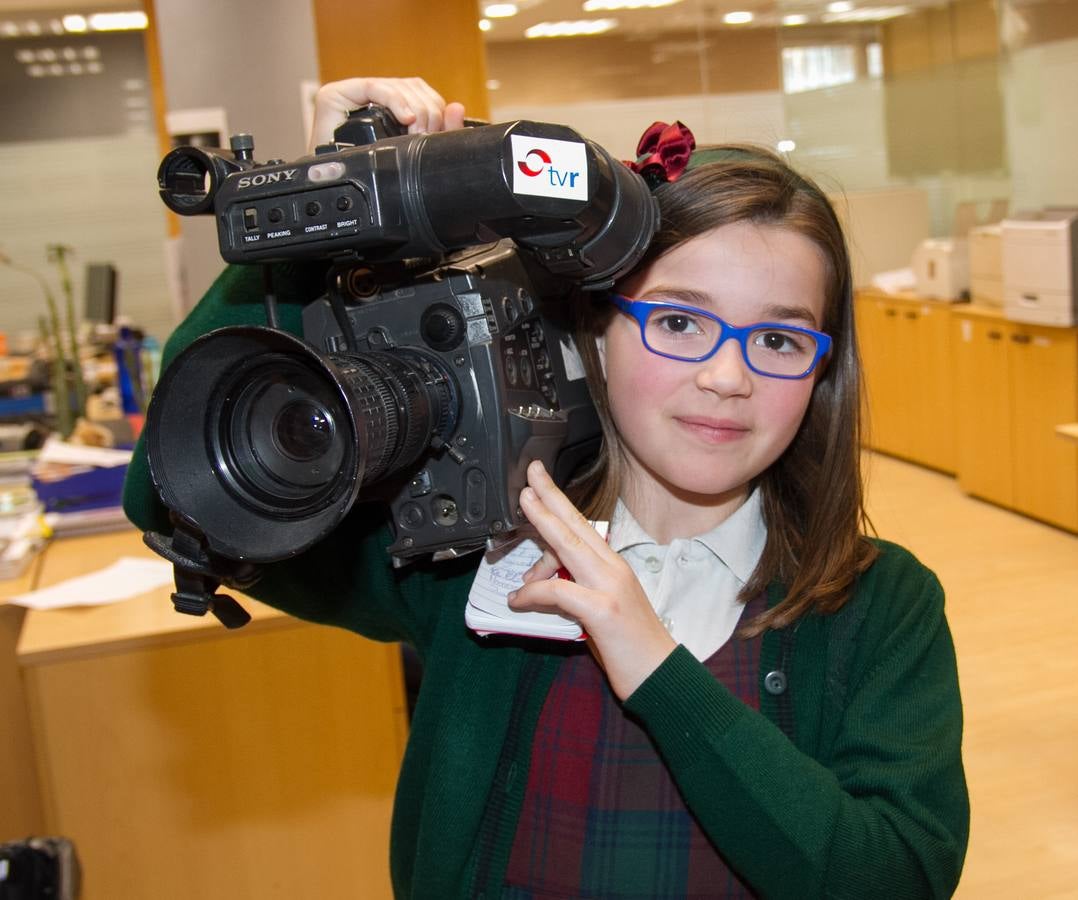 Los alumnos de 4º de Primaria del Colegio Divino Maestro visitan la multimedia de Diario LA RIOJA