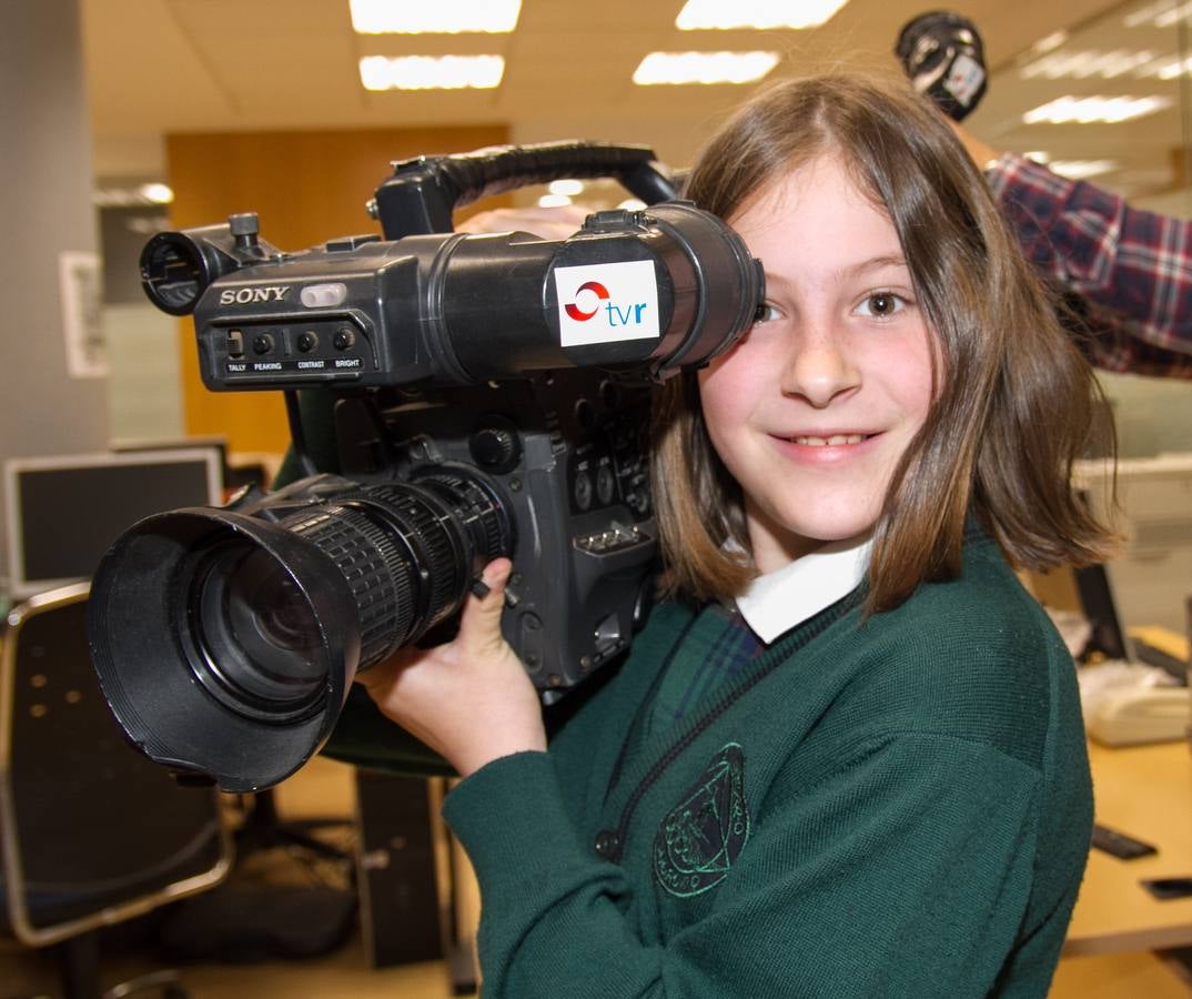Los alumnos de 4º de Primaria del Colegio Divino Maestro visitan la multimedia de Diario LA RIOJA