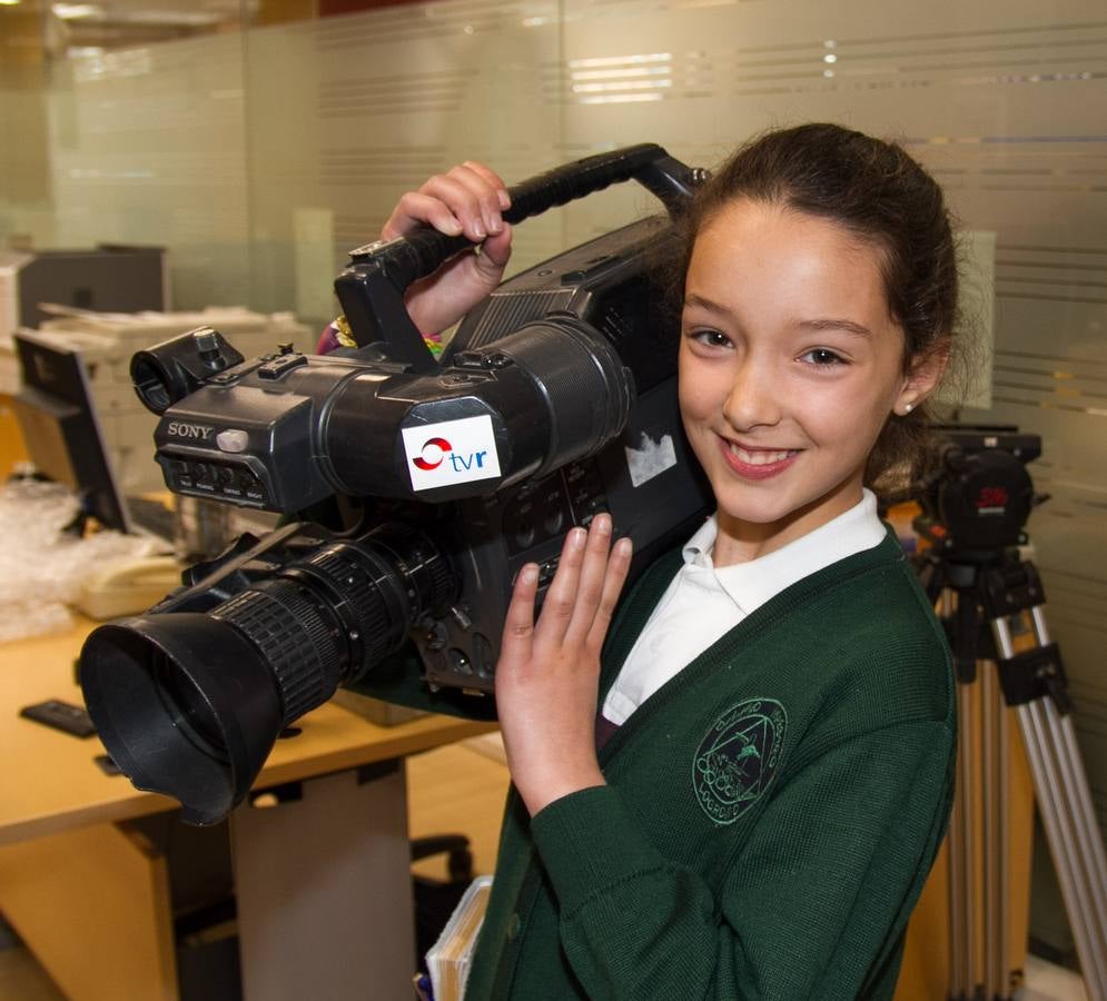 Los alumnos de 4º de Primaria del Colegio Divino Maestro visitan la multimedia de Diario LA RIOJA