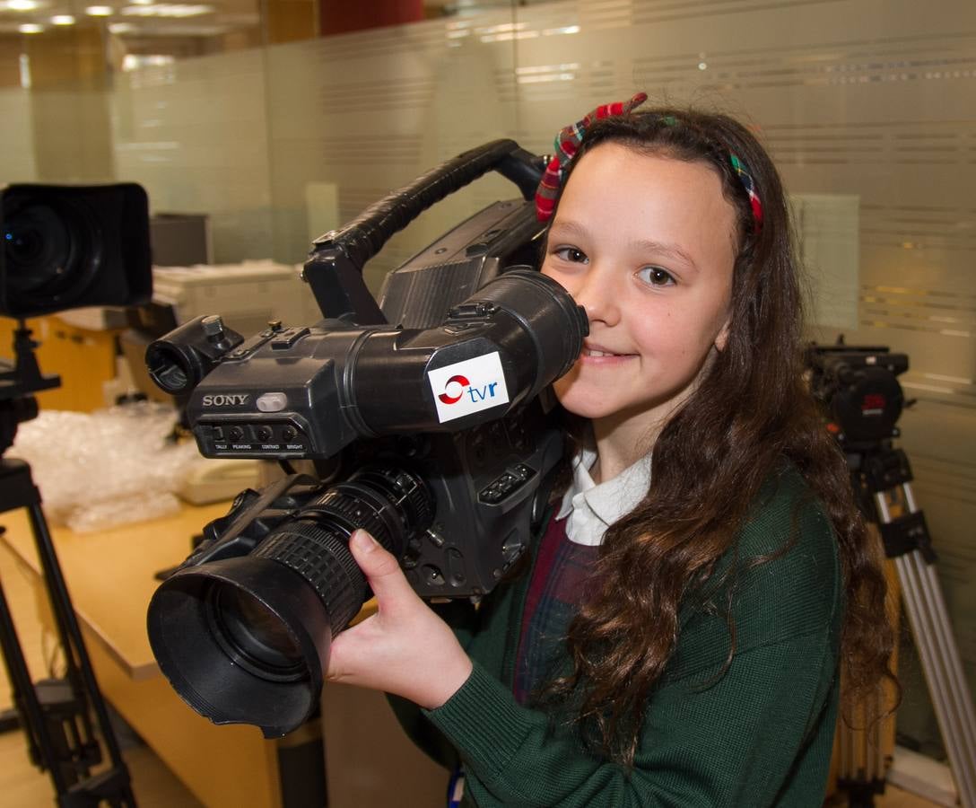 Los alumnos de 4º de Primaria del Colegio Divino Maestro visitan la multimedia de Diario LA RIOJA