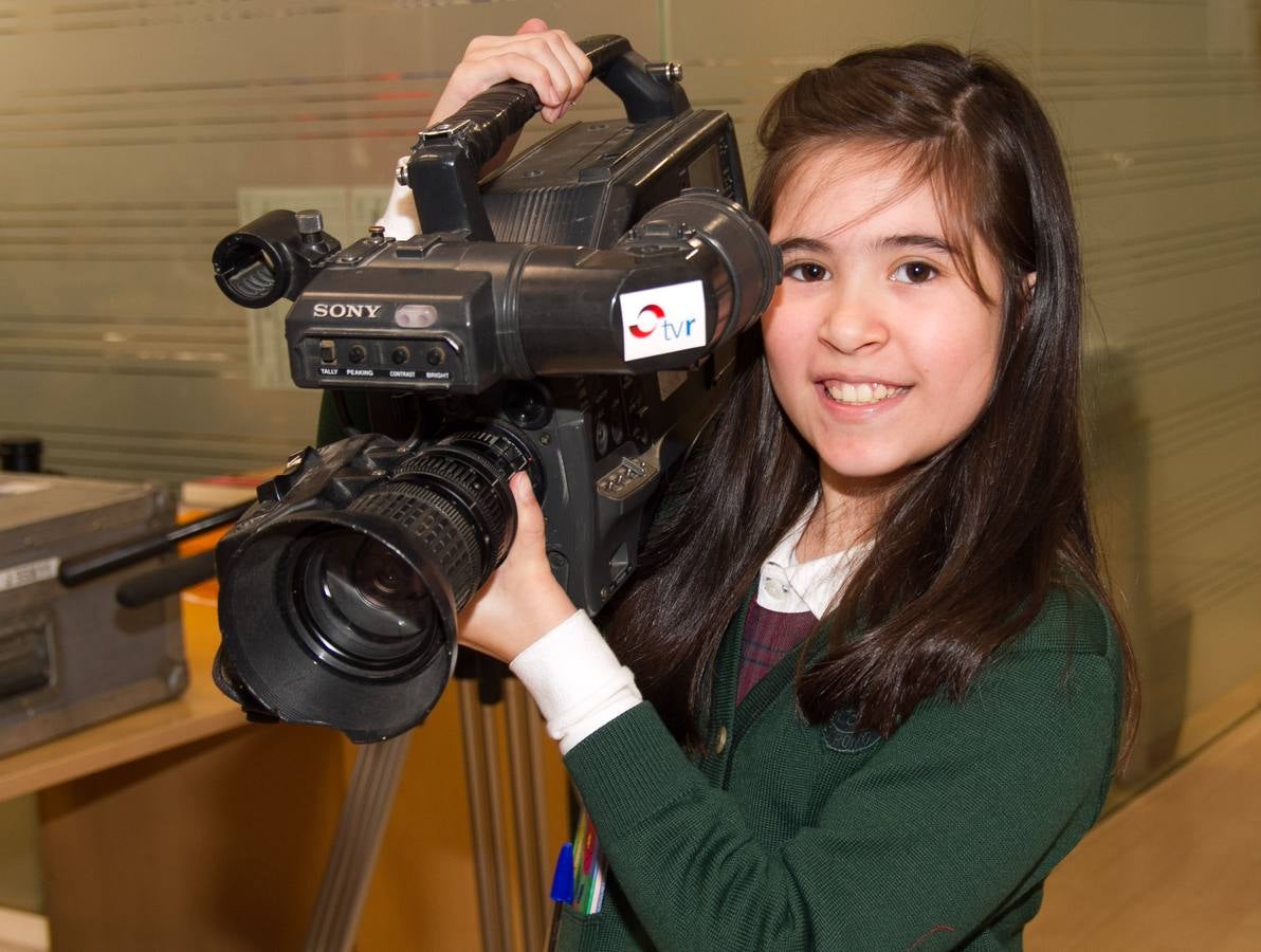 Los alumnos de 4º de Primaria del Colegio Divino Maestro visitan la multimedia de Diario LA RIOJA