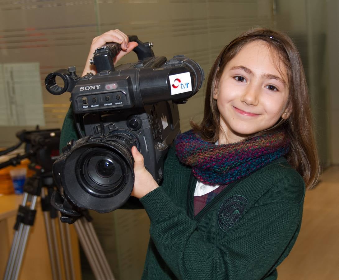 Los alumnos de 4º de Primaria del Colegio Divino Maestro visitan la multimedia de Diario LA RIOJA