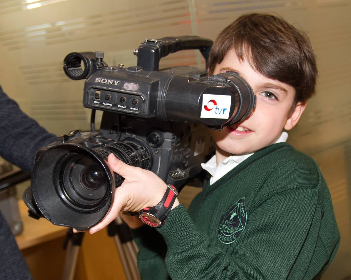 Los alumnos de 4º de Primaria del Colegio Divino Maestro visitan la multimedia de Diario LA RIOJA