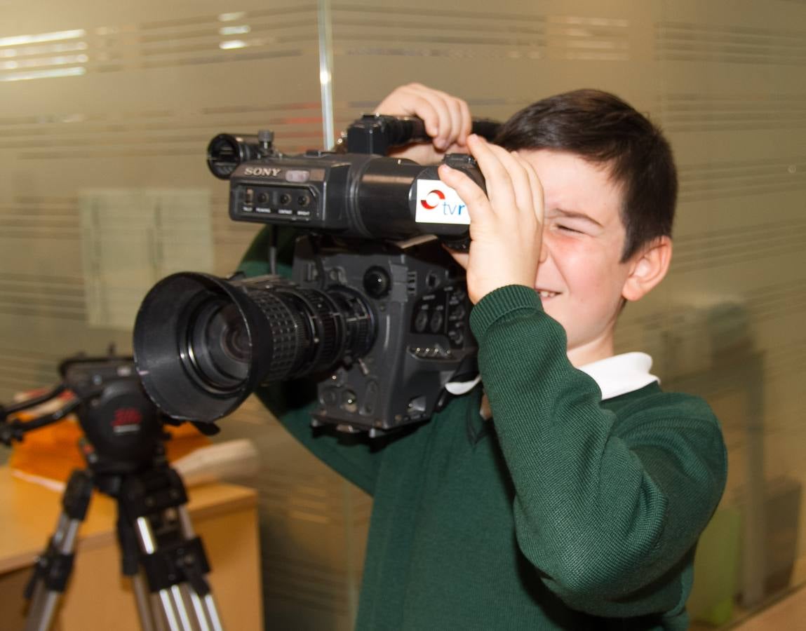 Los alumnos de 4º de Primaria del Colegio Divino Maestro visitan la multimedia de Diario LA RIOJA