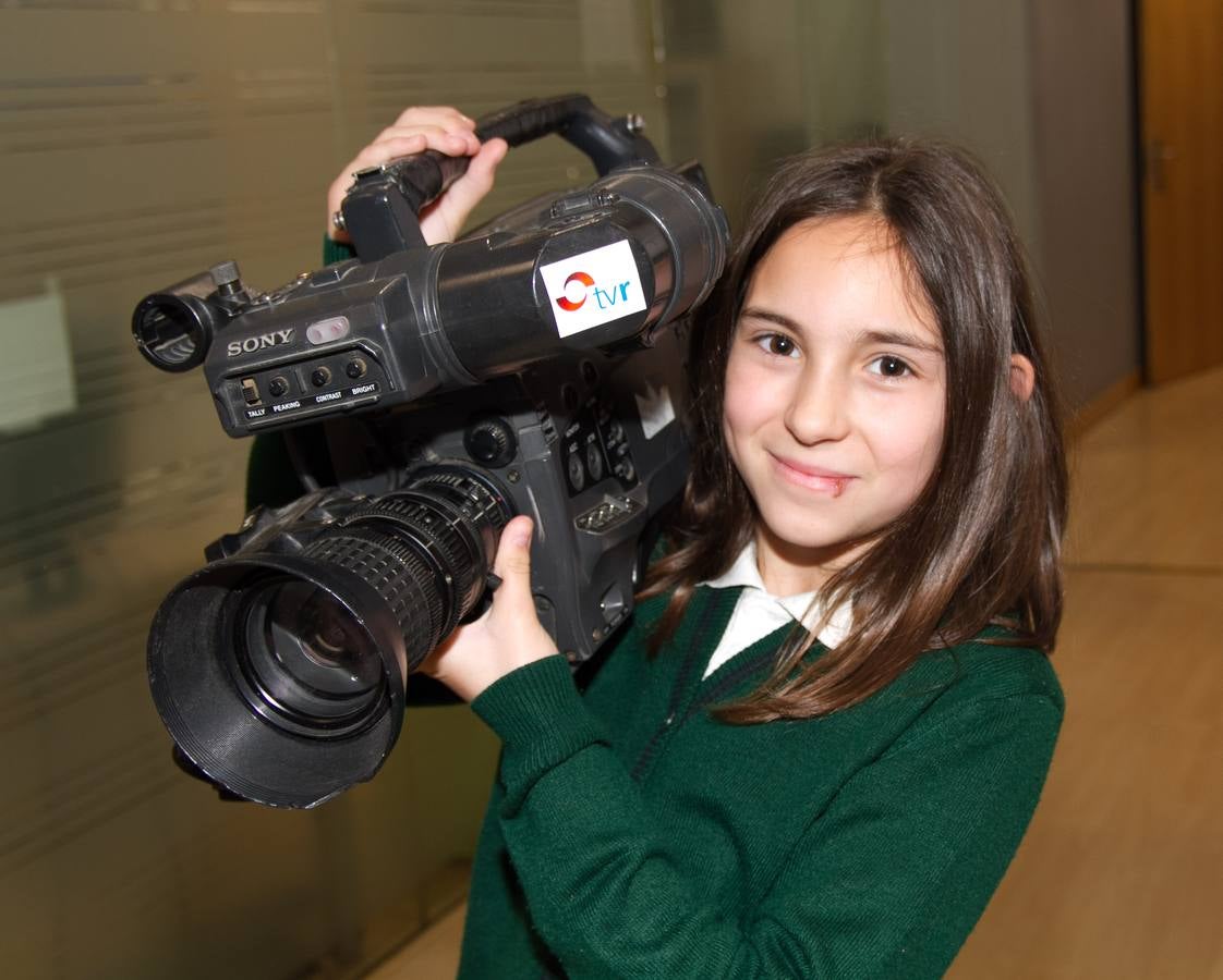Los alumnos de 4º de Primaria del Colegio Divino Maestro visitan la multimedia de Diario LA RIOJA