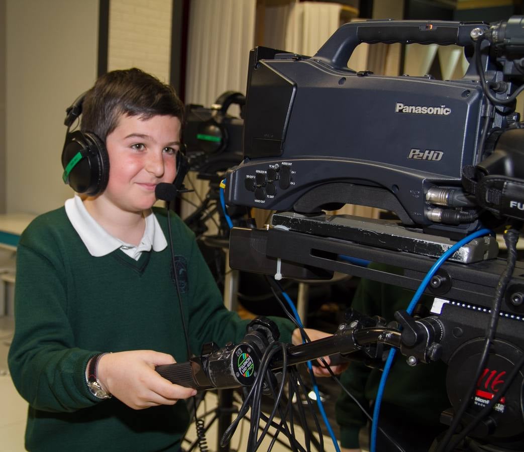 Los alumnos de 4º de Primaria del Colegio Divino Maestro visitan la multimedia de Diario LA RIOJA
