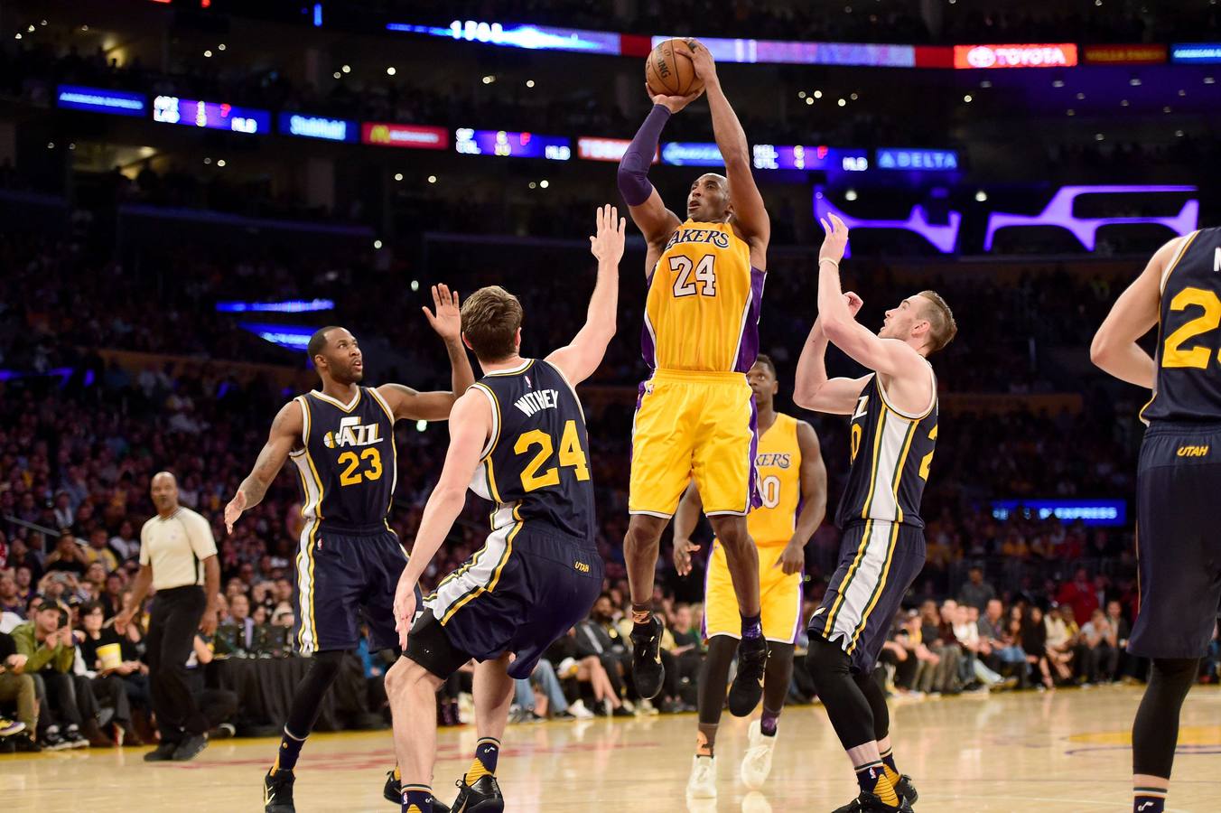 El último partido de Kobe Bryant