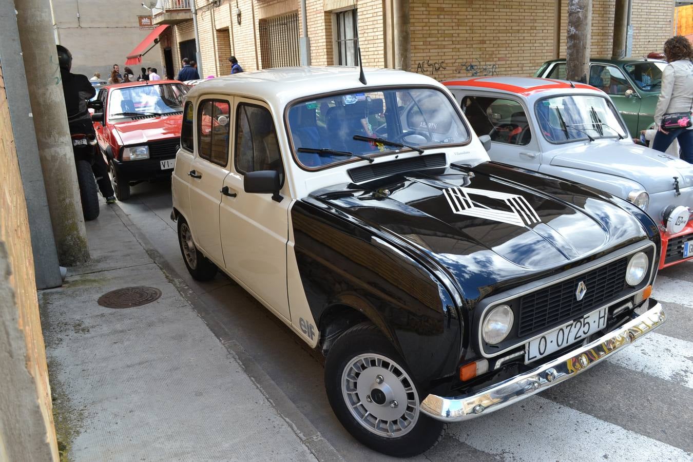 Coches antiguos en Nájera