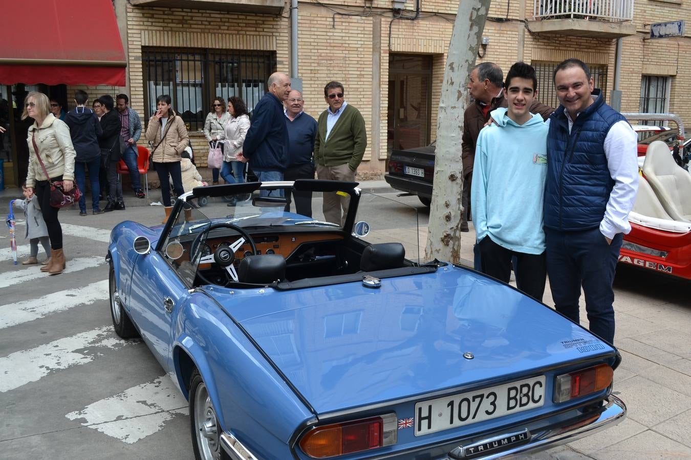 Coches antiguos en Nájera