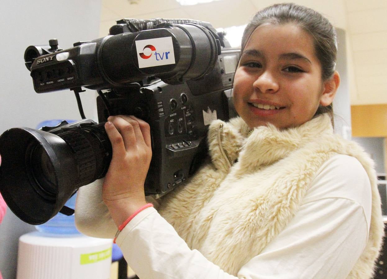 Los alumnos 5º A del Colegio Escolapios han visitado la multimedia de Diario LA RIOJA