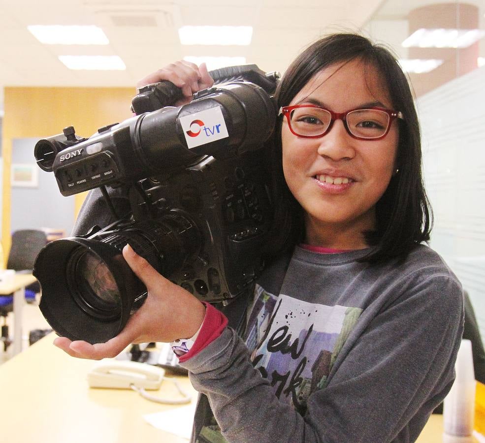 Los alumnos 5º A del Colegio Escolapios han visitado la multimedia de Diario LA RIOJA