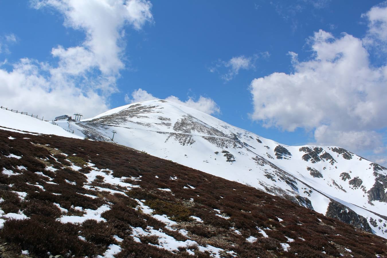 Empieza a retirarse la nieve del San Lorenzo