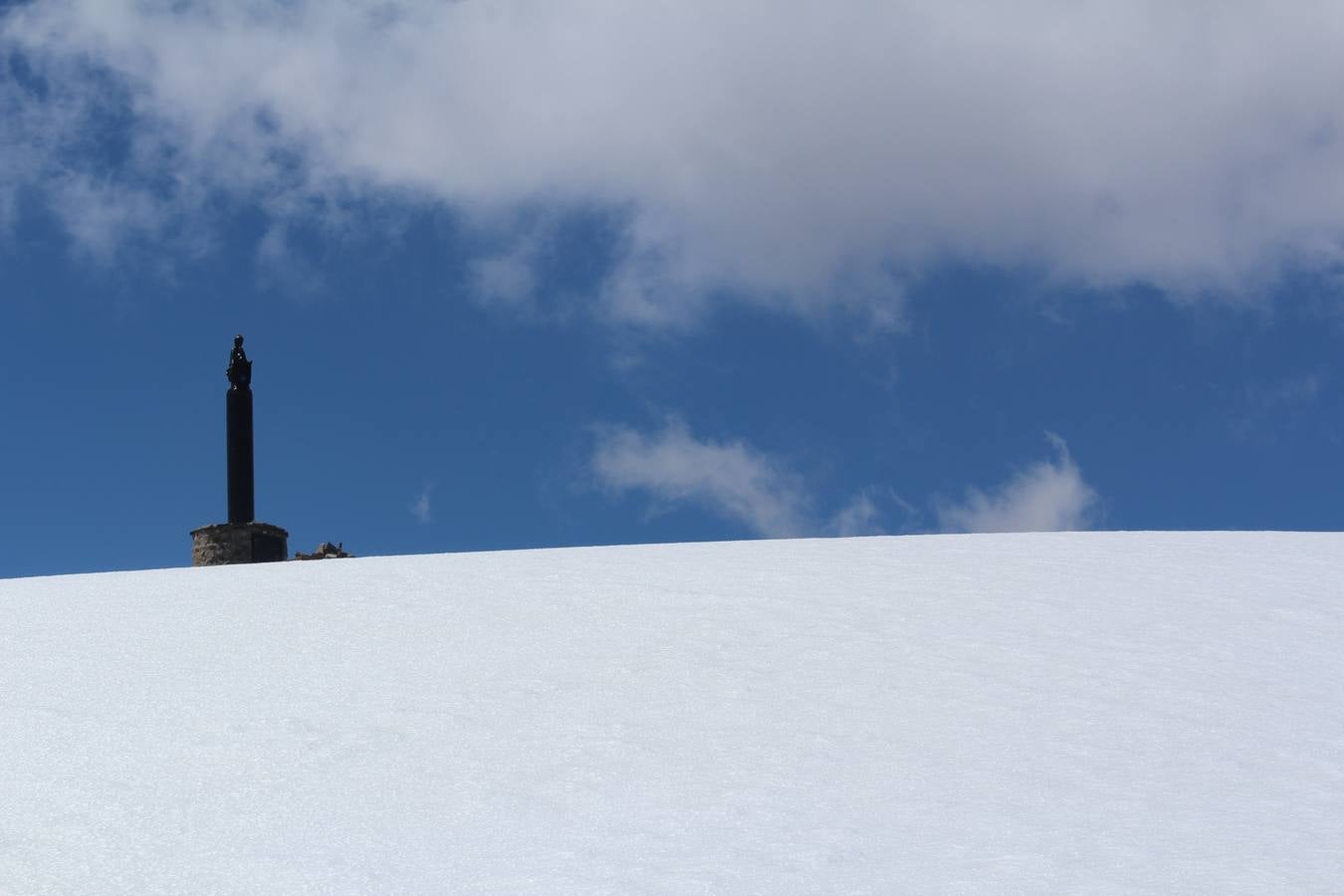 Empieza a retirarse la nieve del San Lorenzo