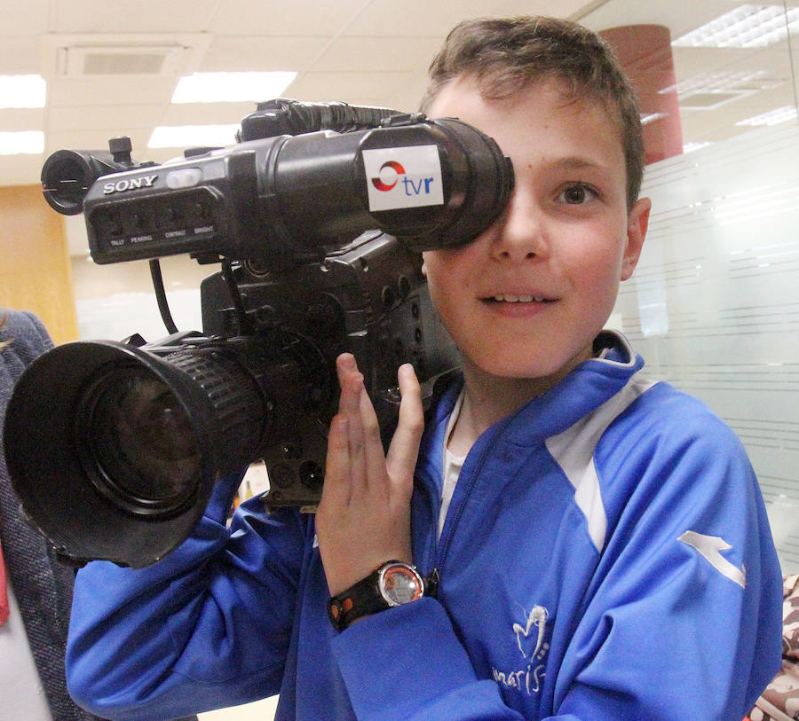 Visita de los alumnos de Maristas (I)