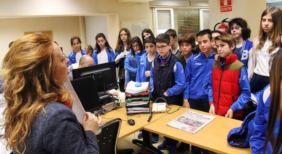 Visita de los alumnos de Maristas (I)