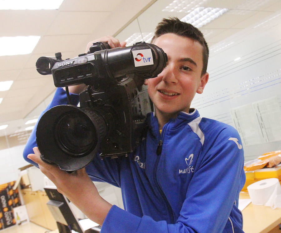 Visita de los alumnos de Maristas (I)