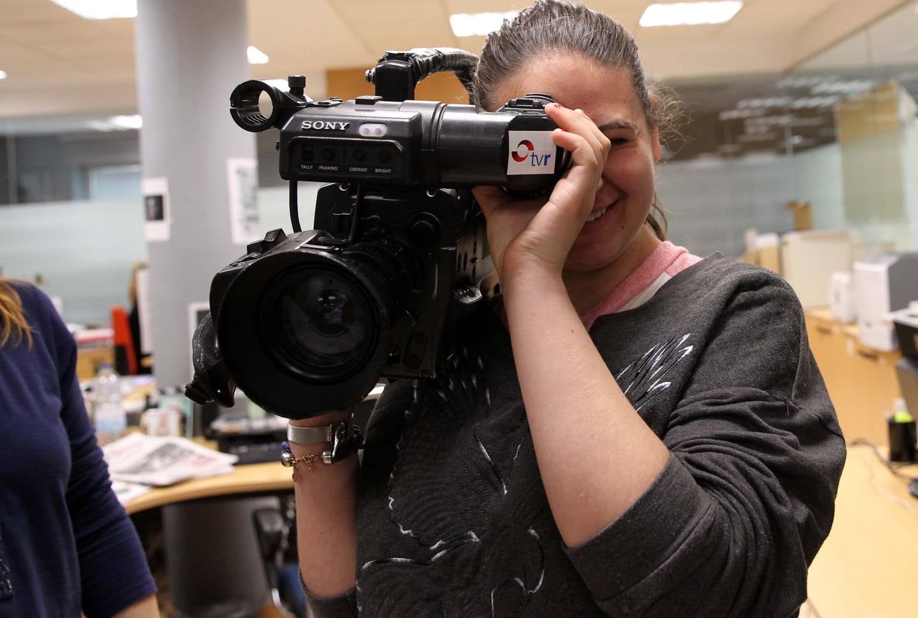 Los alumnos del Colegio Los Ángeles visitan la multimedia de Diario LA RIOJA