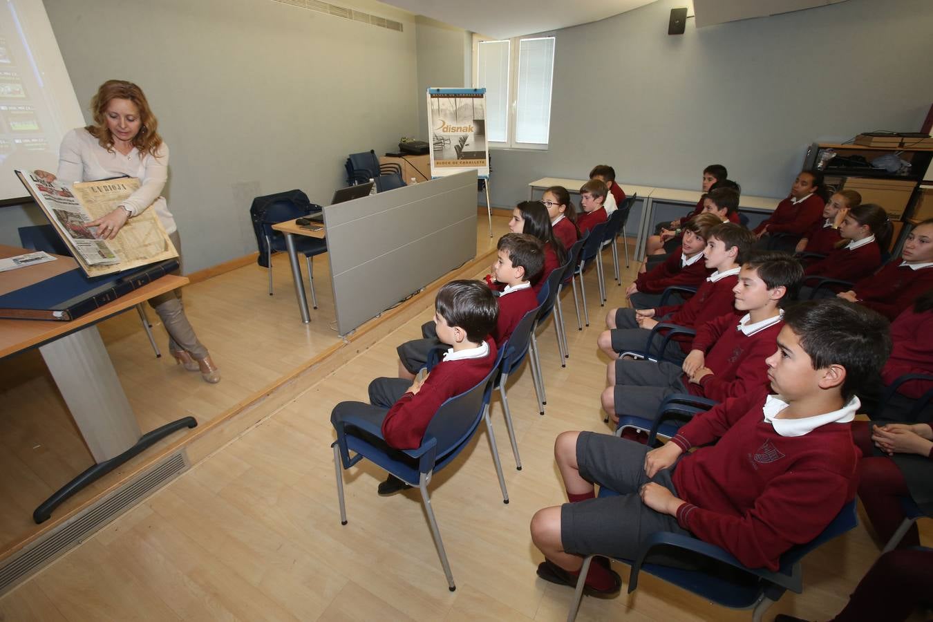 Visita a Diario LA RIOJA en 6ªB