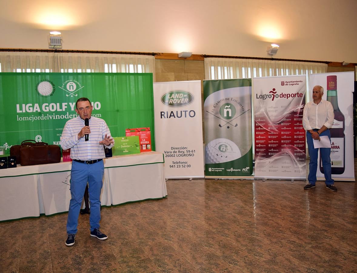 Torneo de Patrocinadores de la Liga Golf y Vino. La entrega de premios (I)