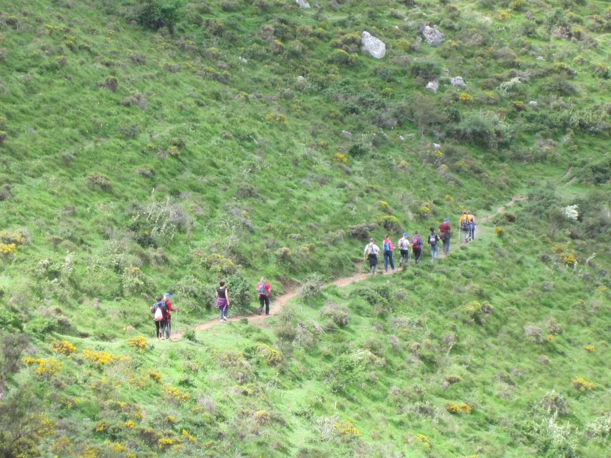 Marcha por los montes de Anguiano