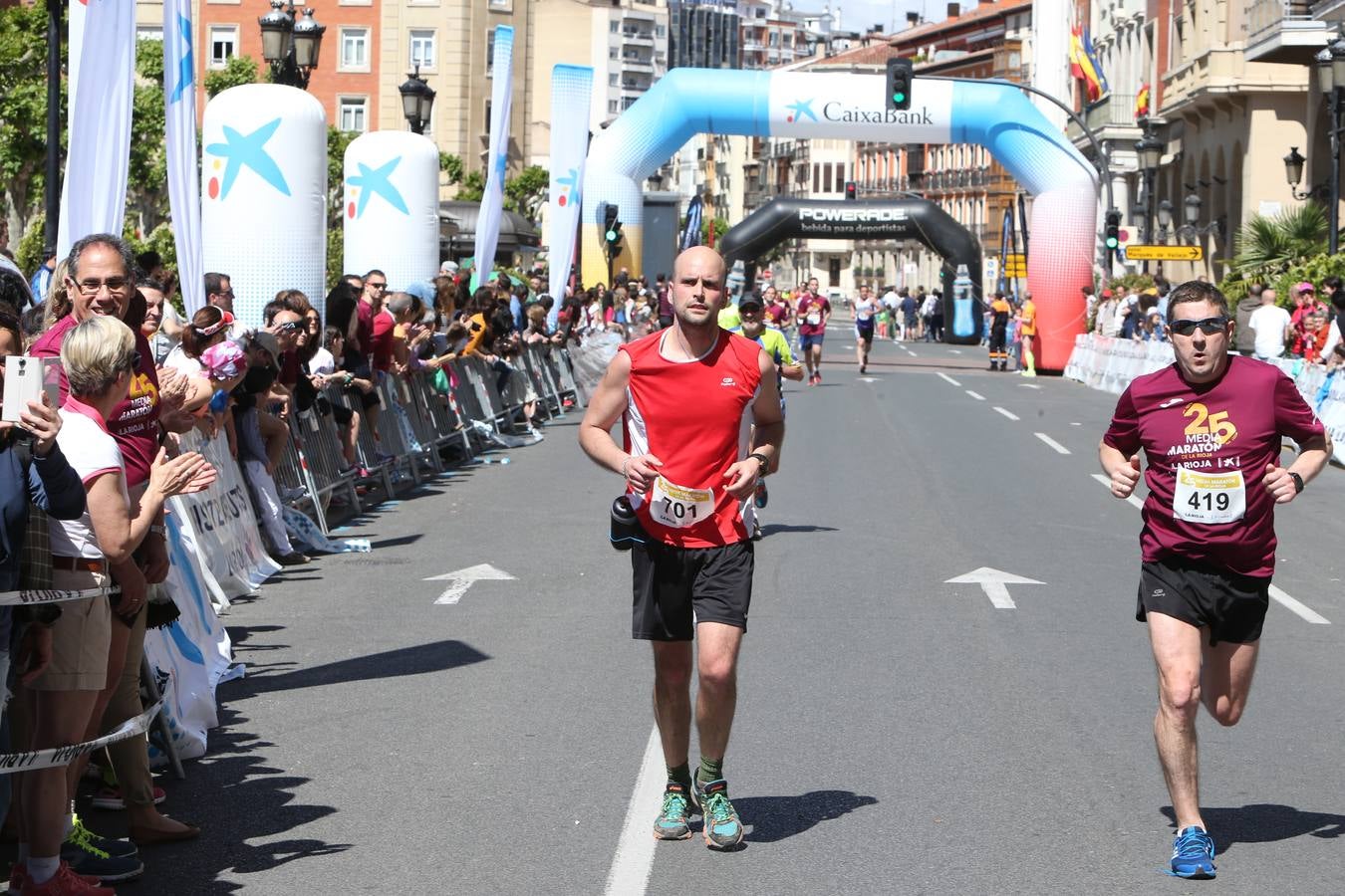 El gran momento de la llegada (v)