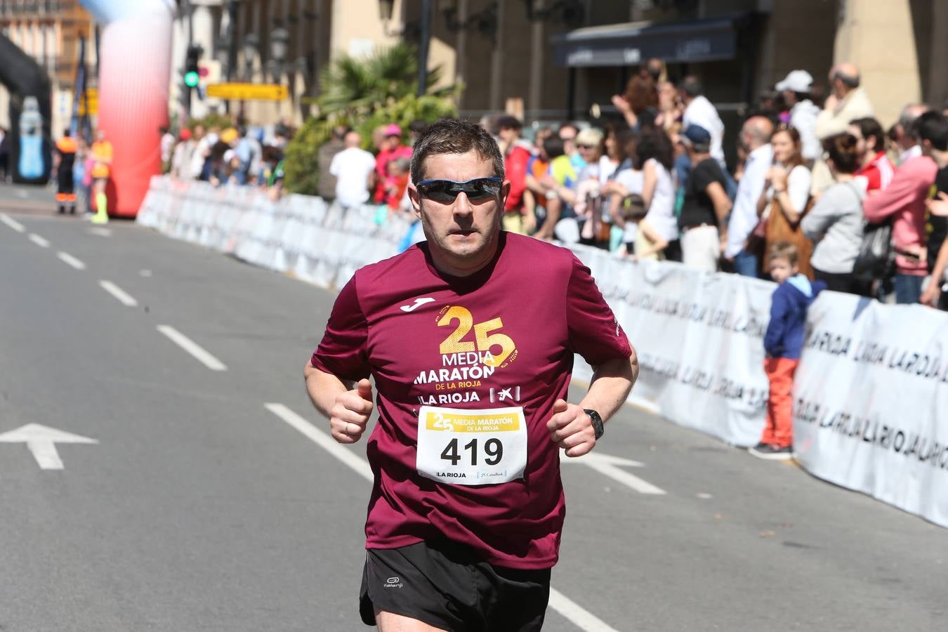 El gran momento de la llegada (v)