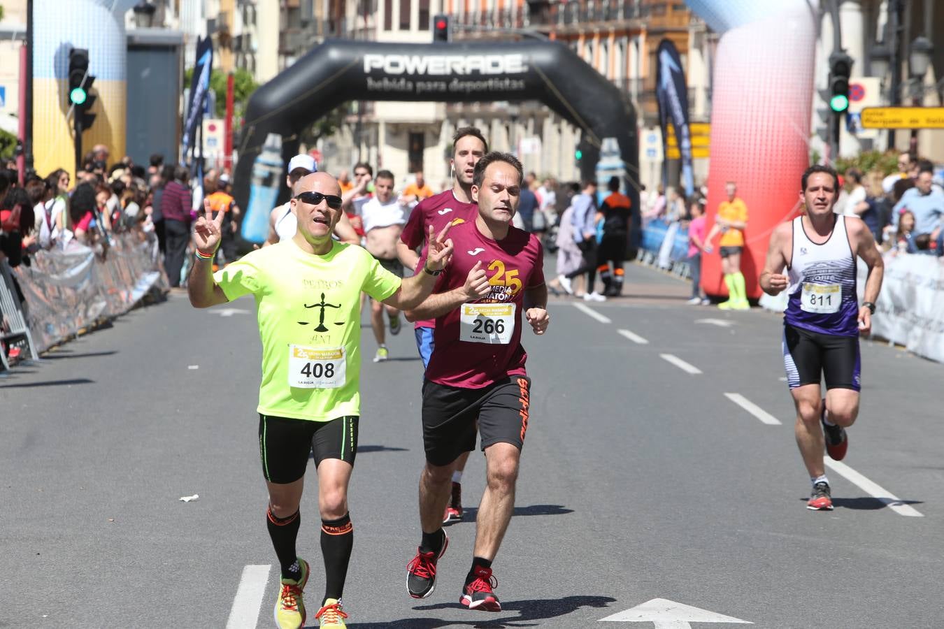 El gran momento de la llegada (v)