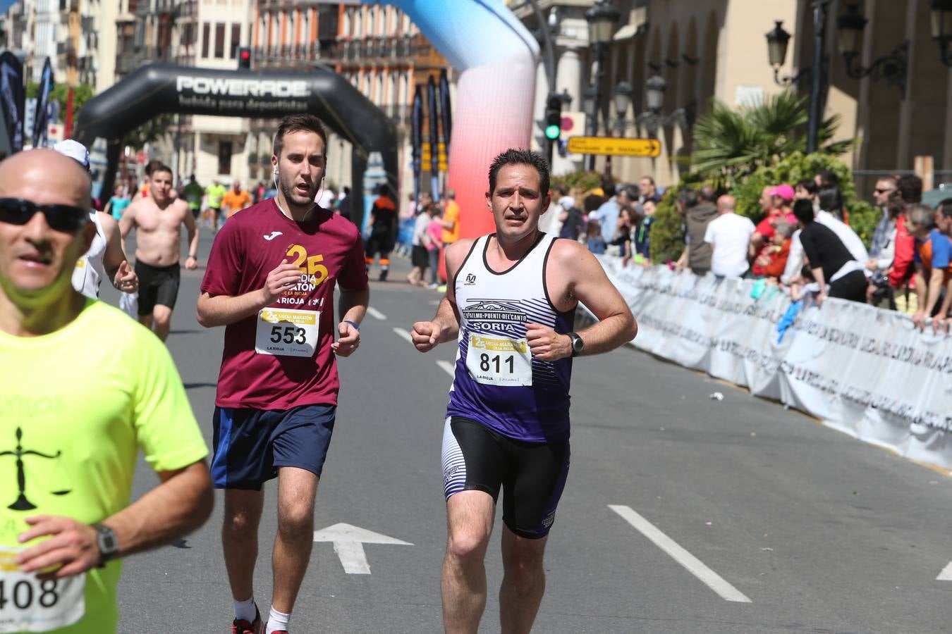 El gran momento de la llegada (v)