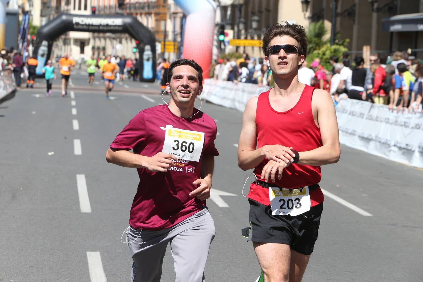 El gran momento de la llegada (v)