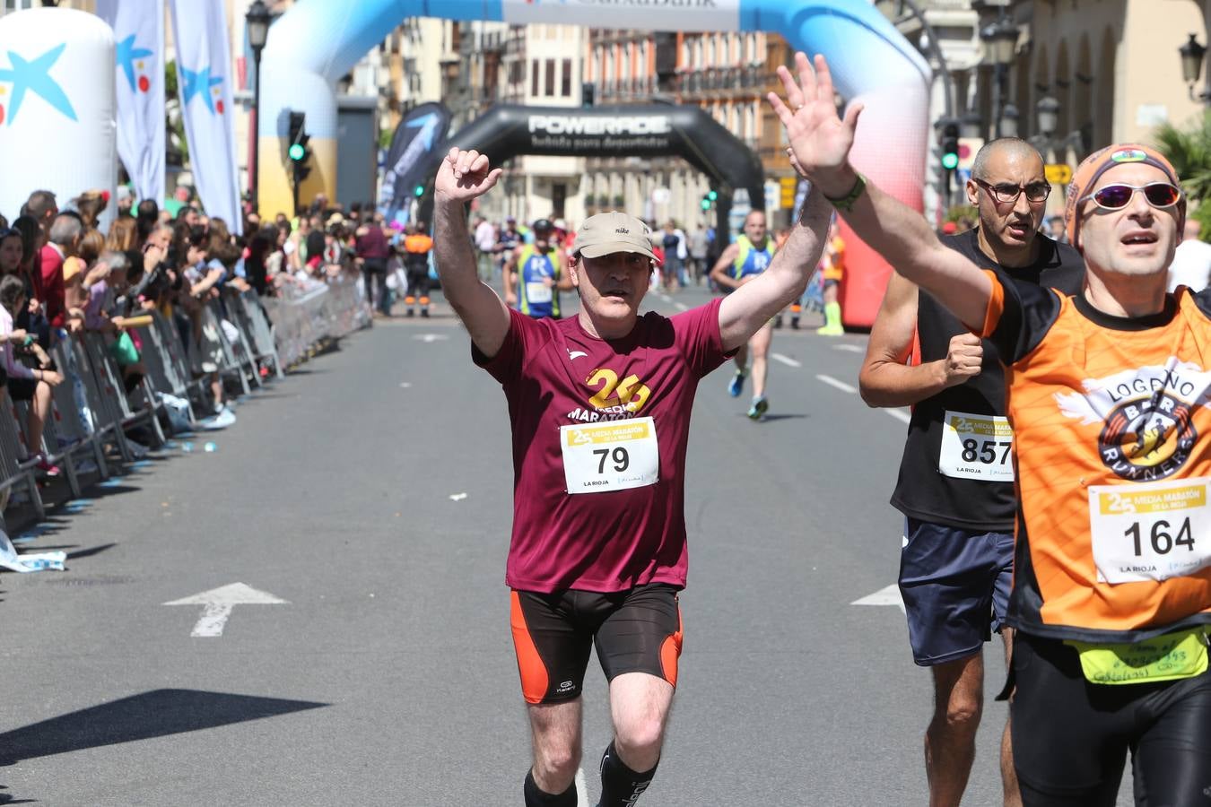 El gran momento de la llegada (v)