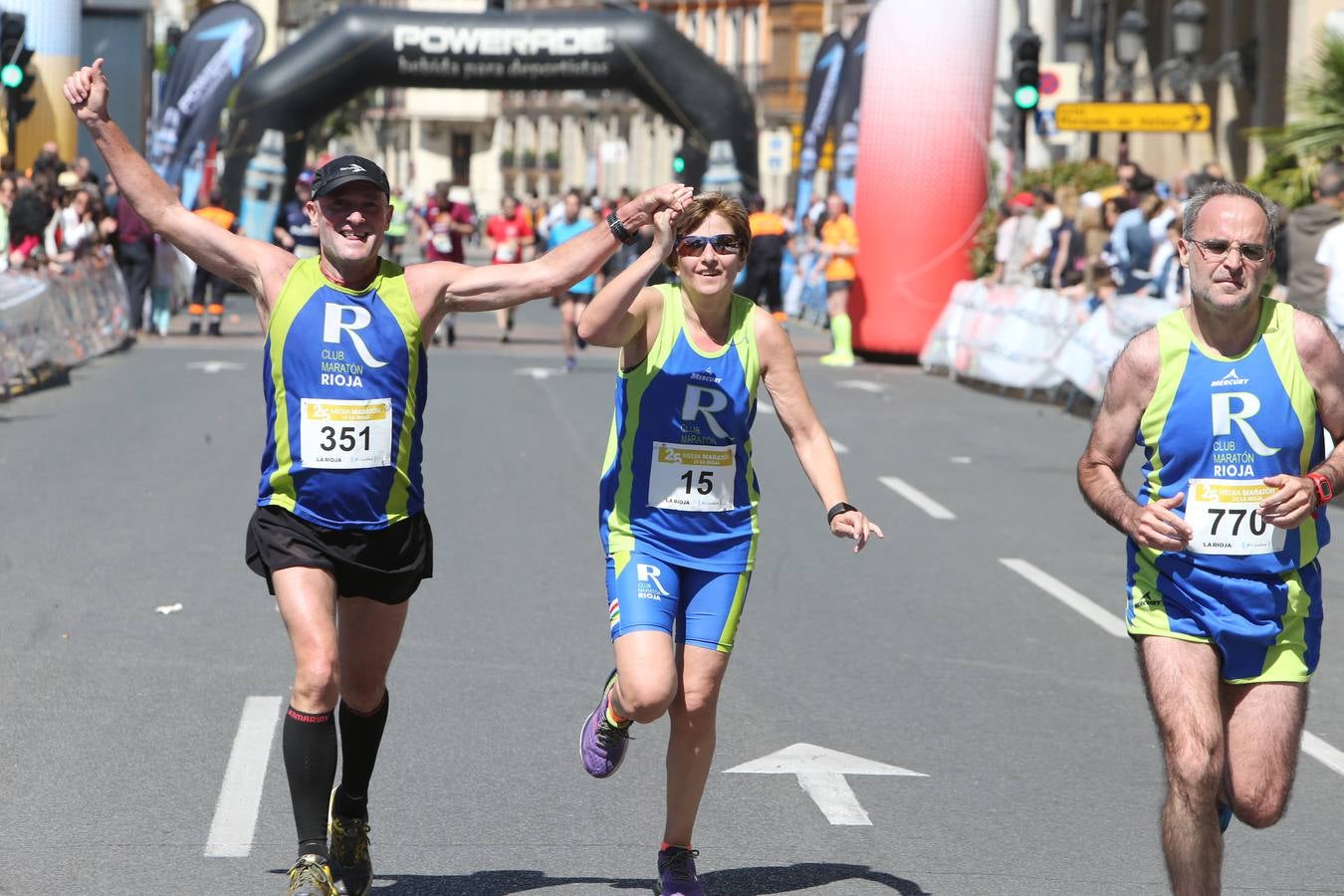 El gran momento de la llegada (v)