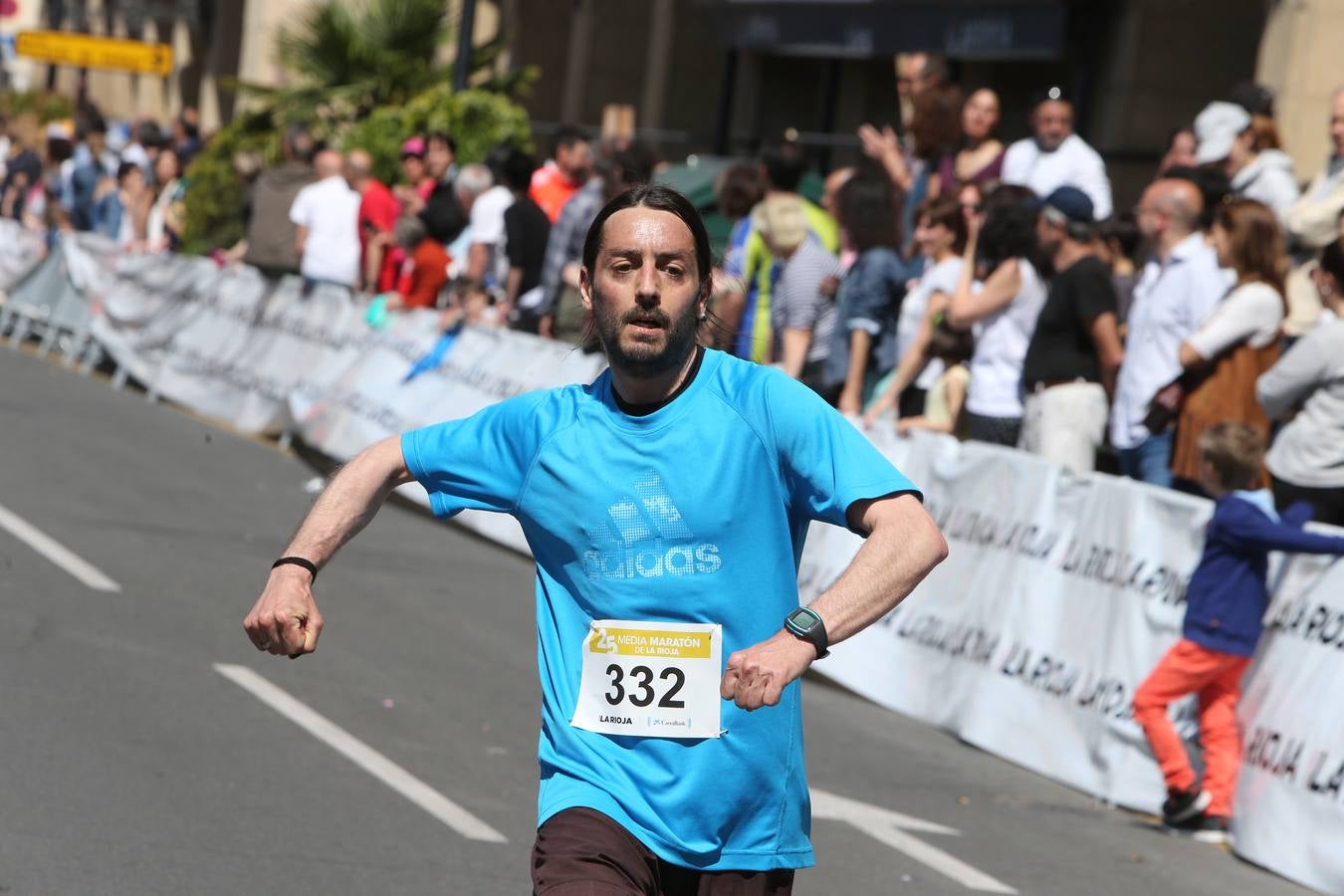 El gran momento de la llegada (v)