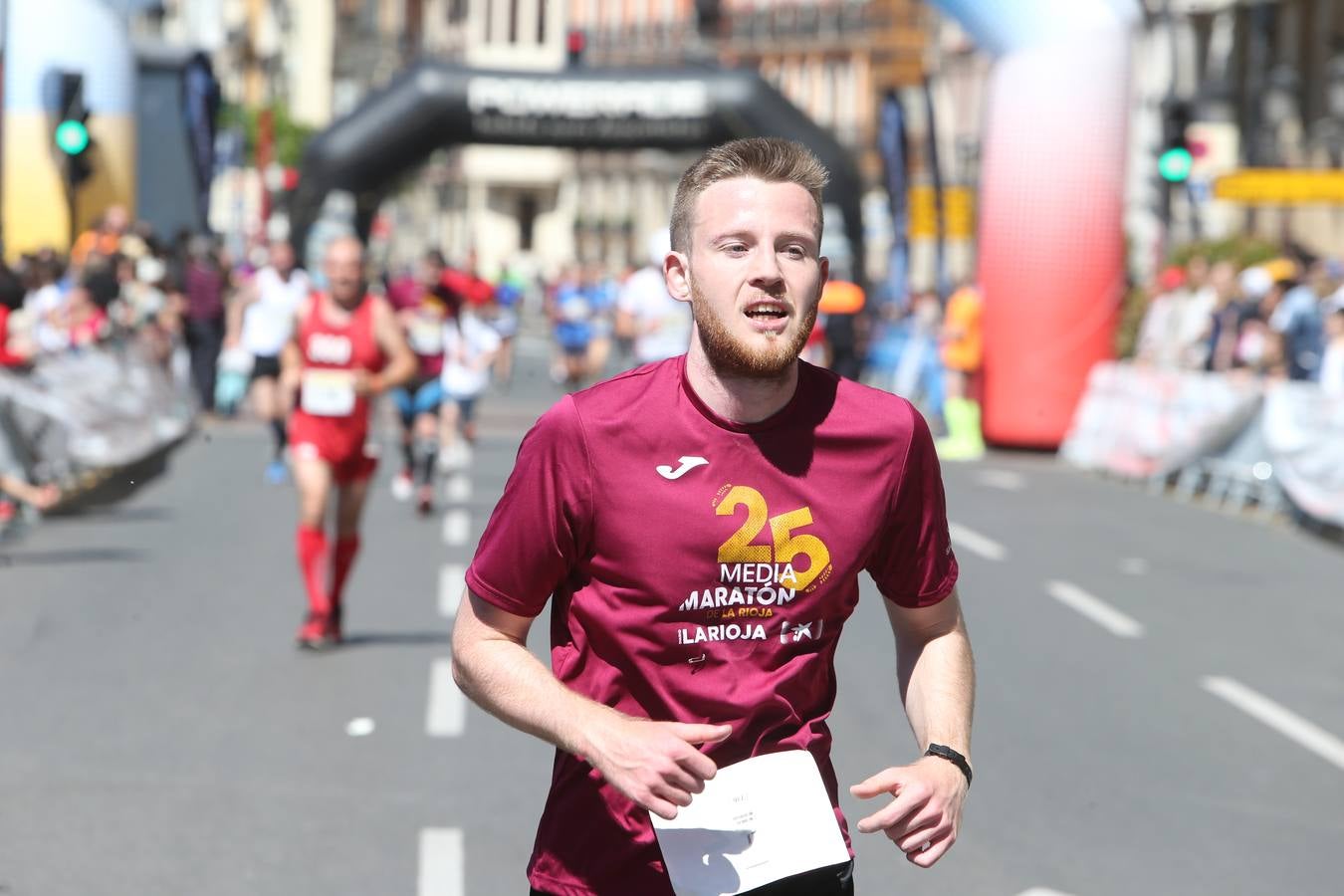 El gran momento de la llegada (v)