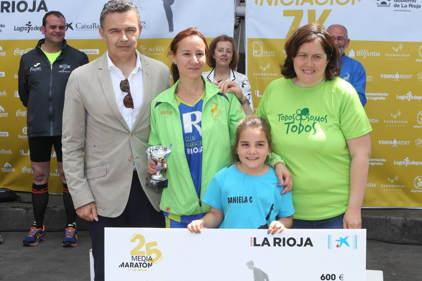 Los premiados de la Media Maratón