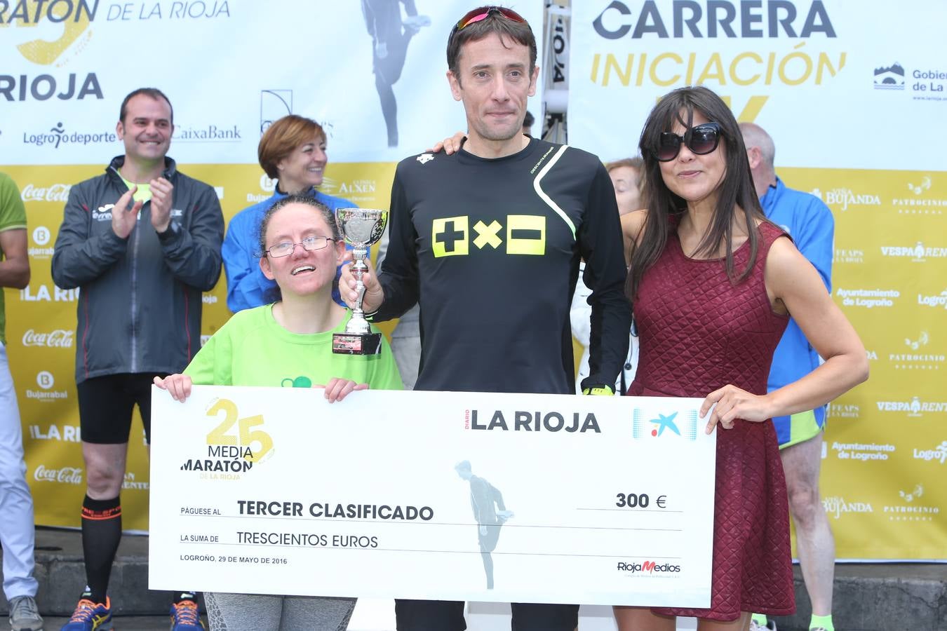 Los premiados de la Media Maratón