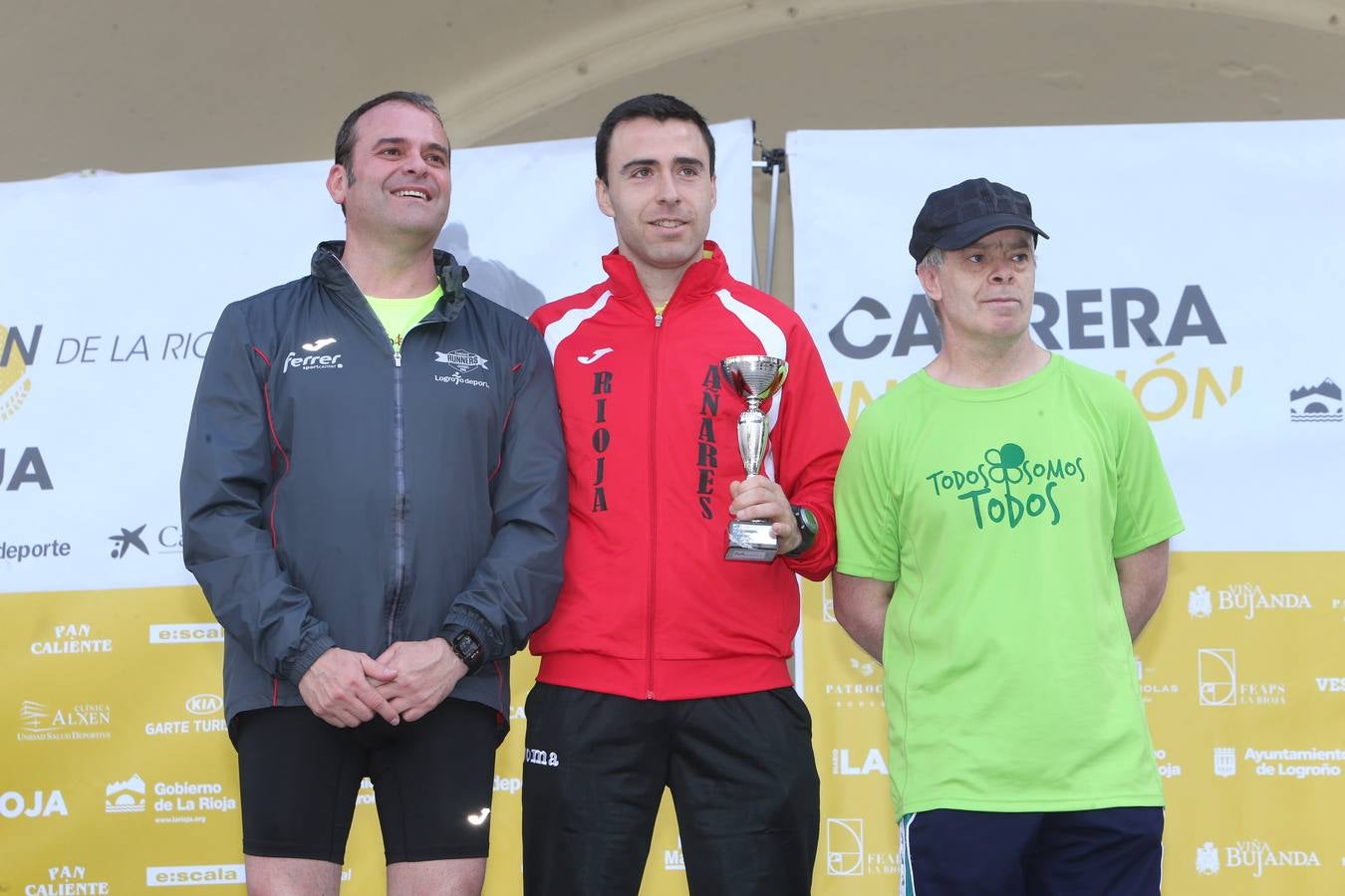 Los premiados de la Media Maratón
