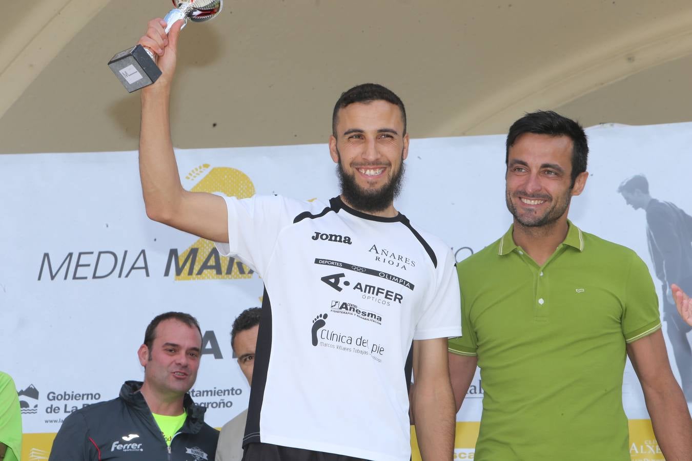 Los premiados de la Media Maratón