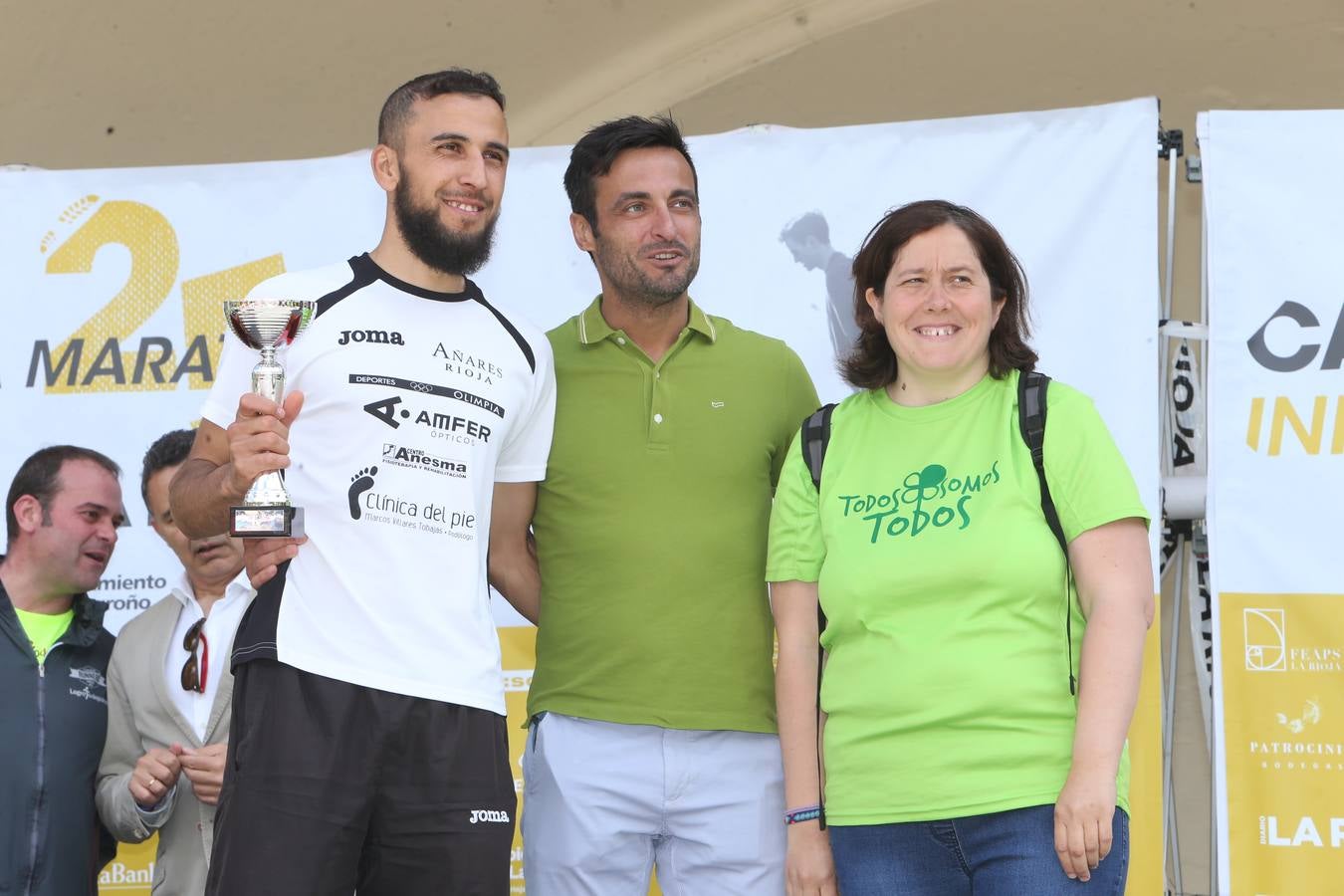 Los premiados de la Media Maratón