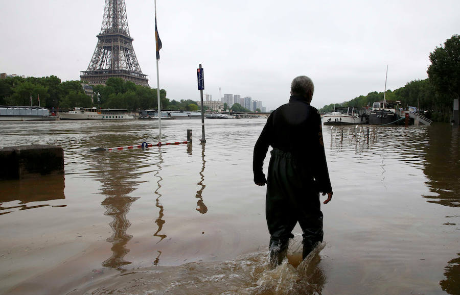 El temporal en Francia deja imágenes impactantes