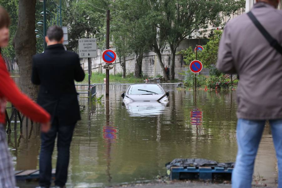 El temporal en Francia deja imágenes impactantes