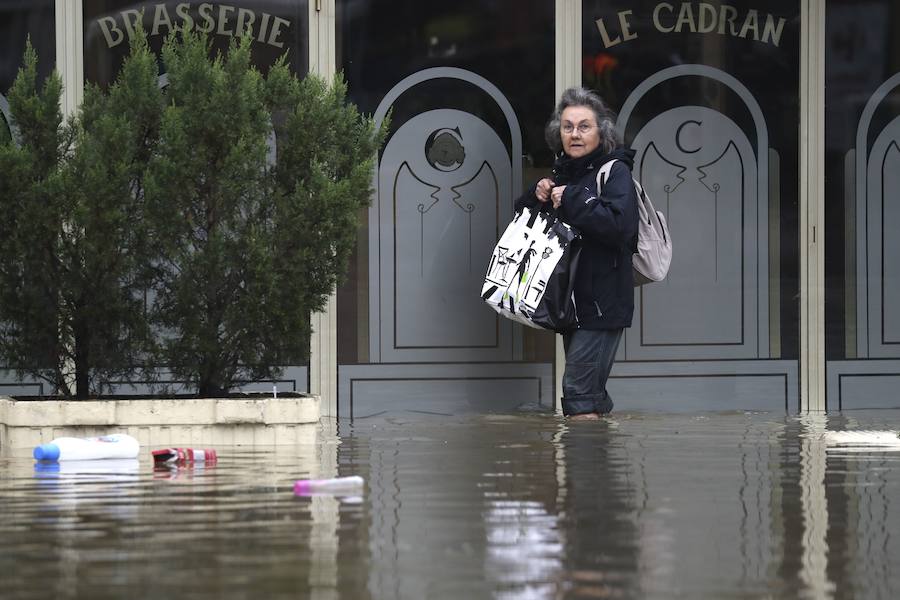 El temporal en Francia deja imágenes impactantes