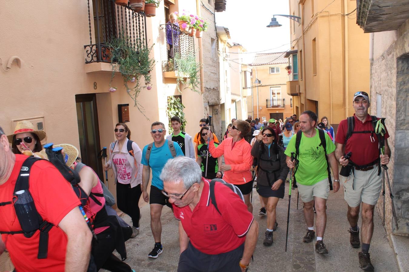 Marcha de Tudelilla por el valle