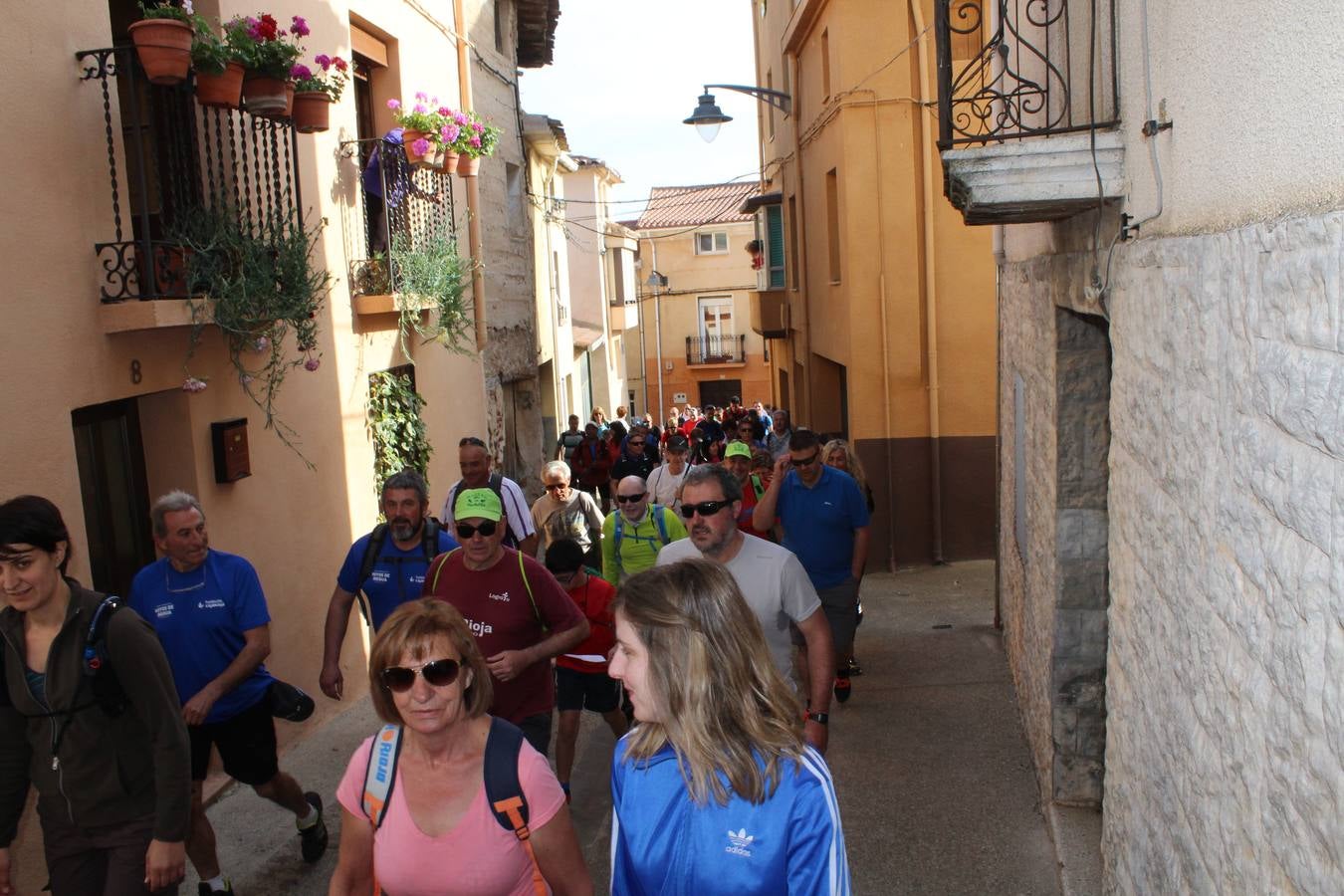 Marcha de Tudelilla por el valle