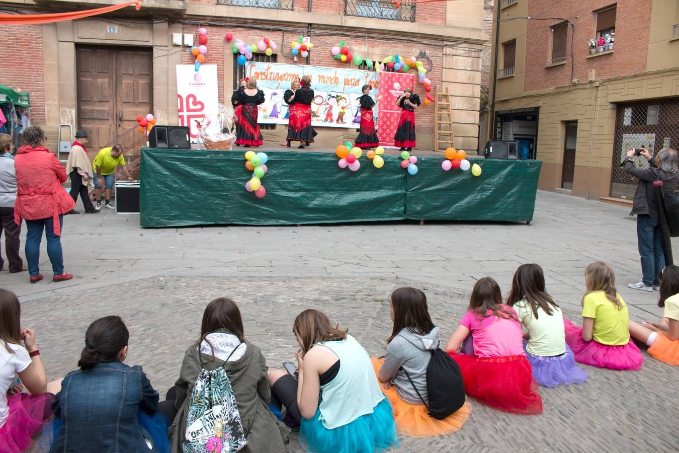 Mercado solidario de Cáritas de La Rioja Alta en Santo Domingo de La Calzada