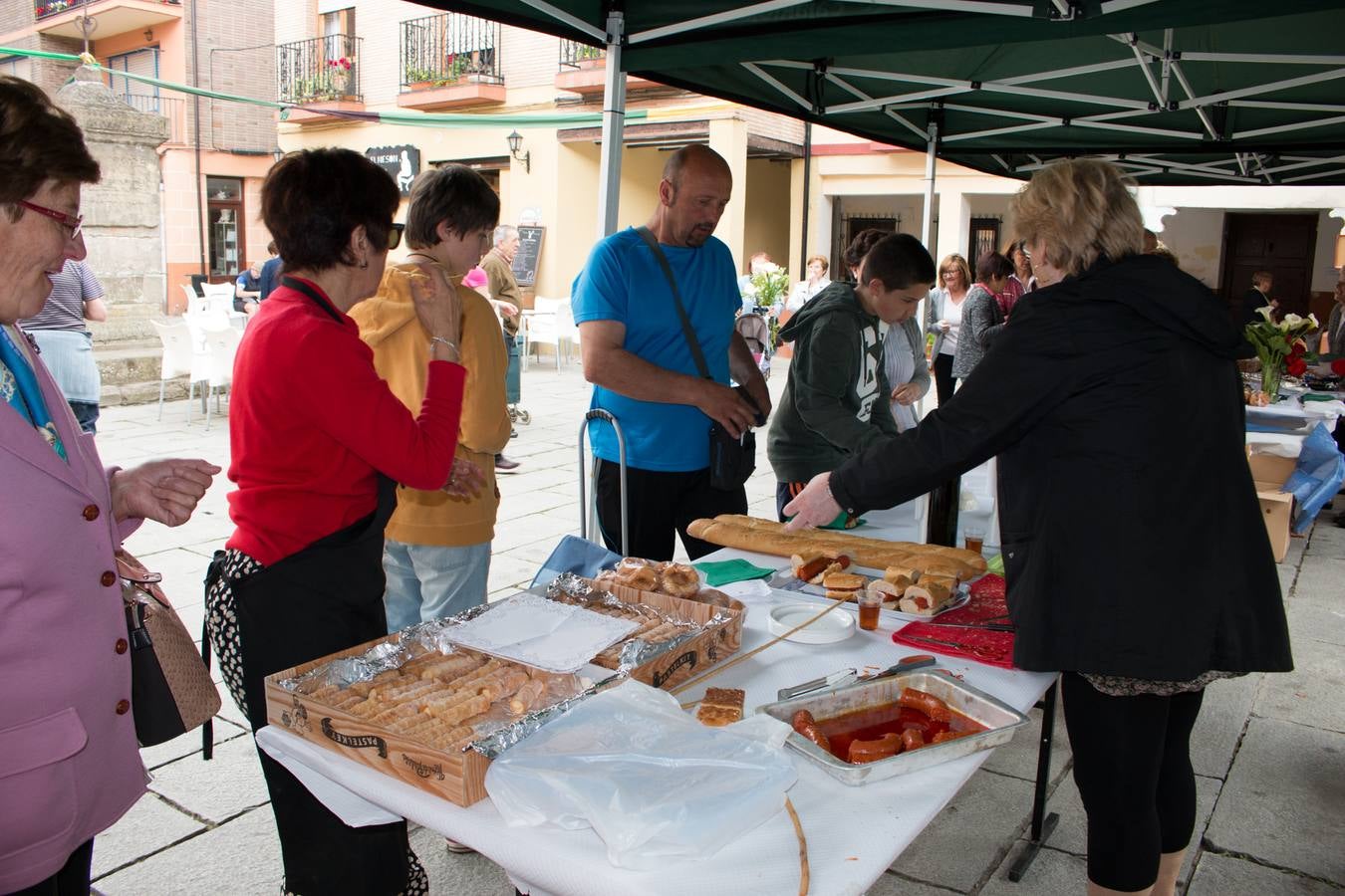 Mercado solidario de Cáritas de La Rioja Alta en Santo Domingo de La Calzada