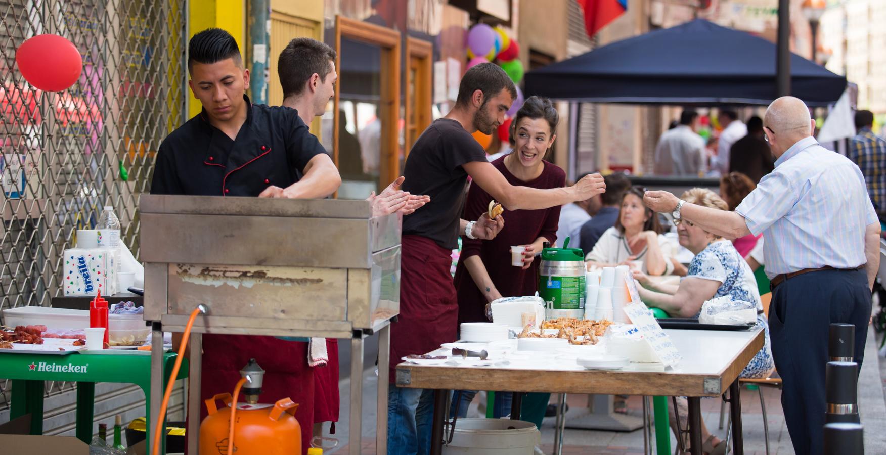 San Bernabé: fiesta en la calle Labradores