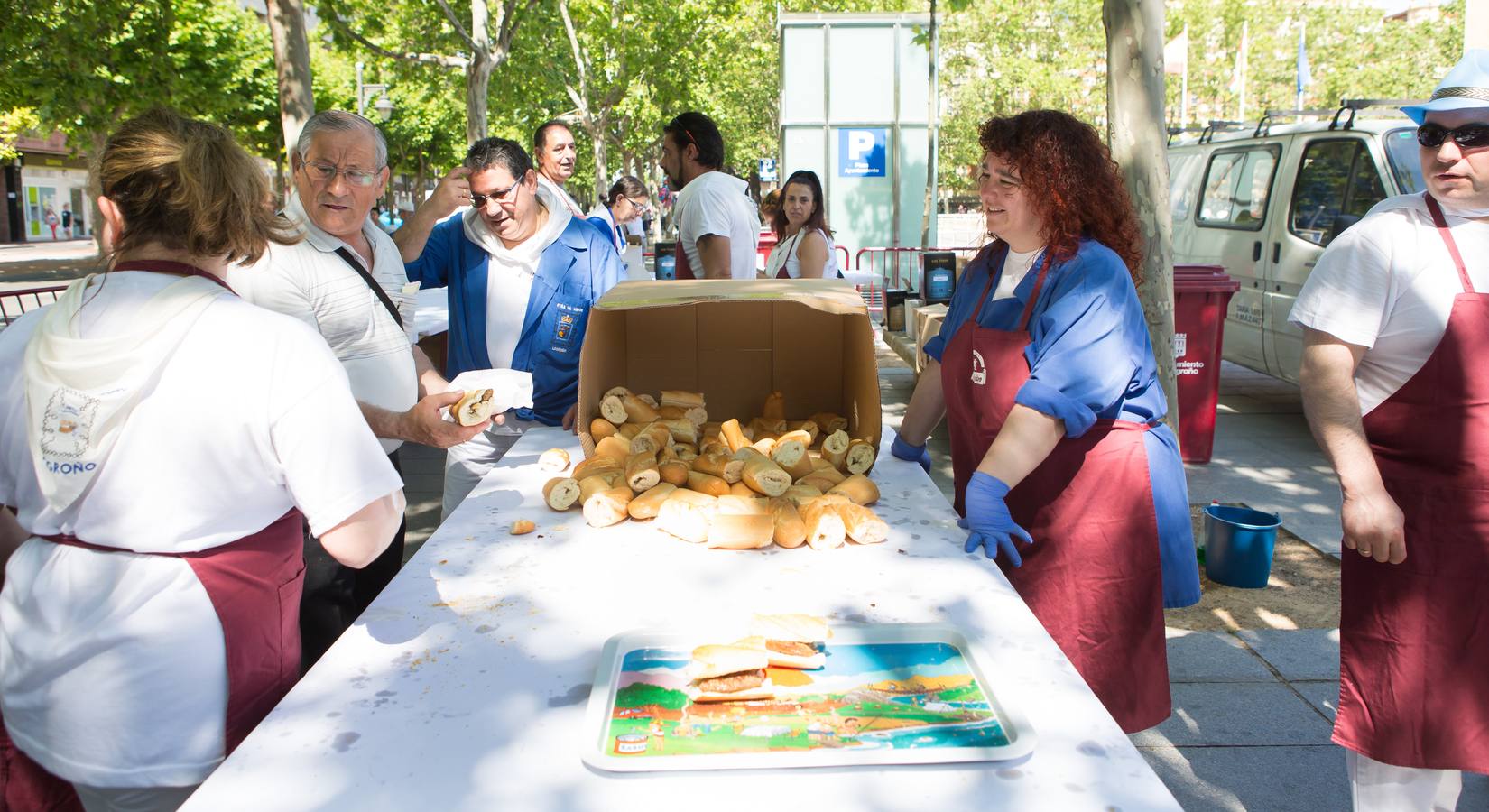 Gastronomía en San Bernabé: salchichón y patatas