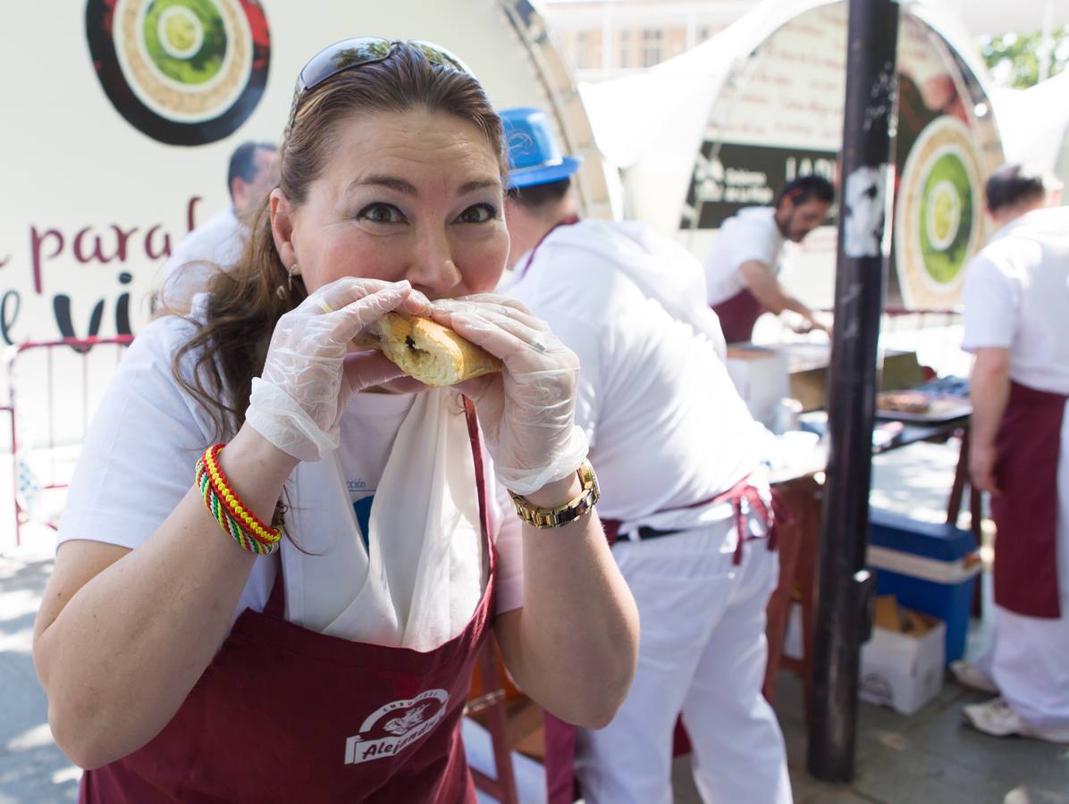 Gastronomía en San Bernabé: salchichón y patatas